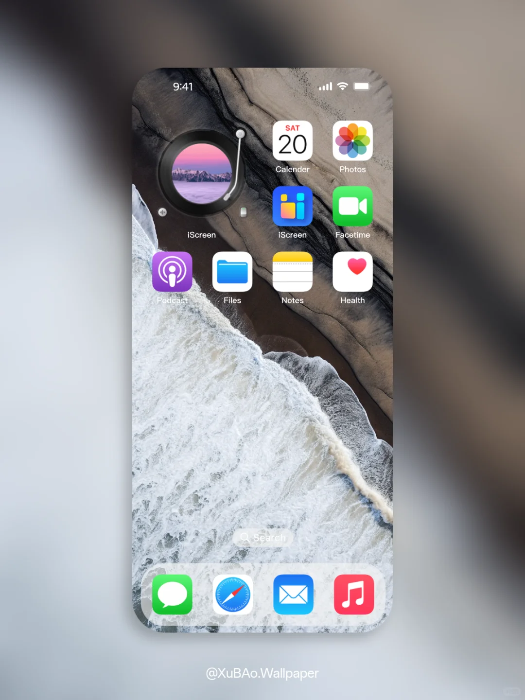 A2585 | 4k壁纸 | 沧波漫卷黑沙洲