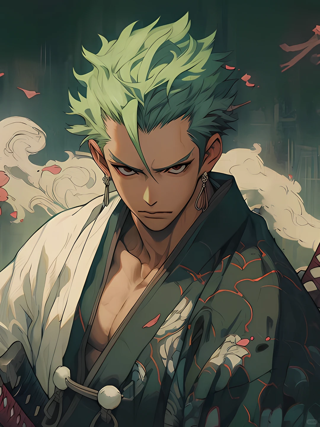 海贼王壁纸 | 忧郁的索隆4K高清手机壁纸