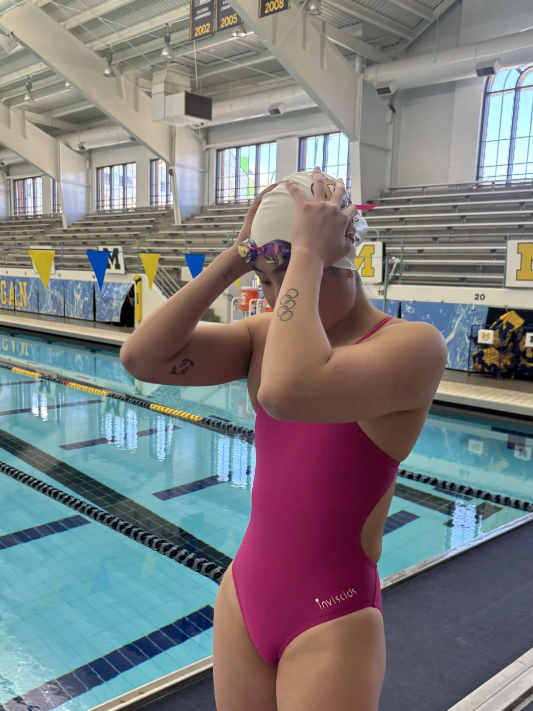奥运选手穿什么泳衣！💗