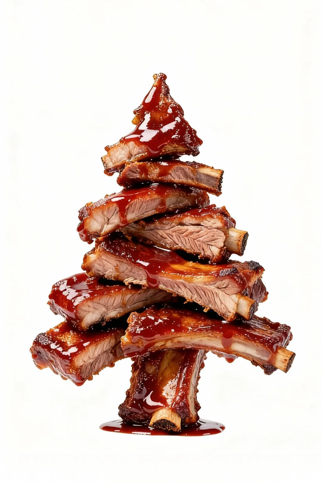 白底小众头像｜圣诞树也能让你大口吃肉