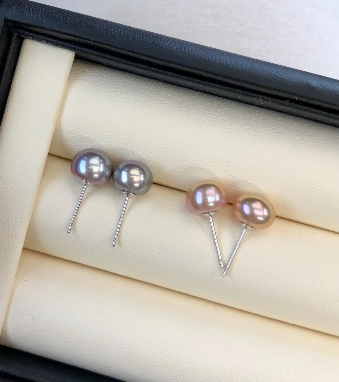 ❣️35y|打包两对天然珍珠无核素钉