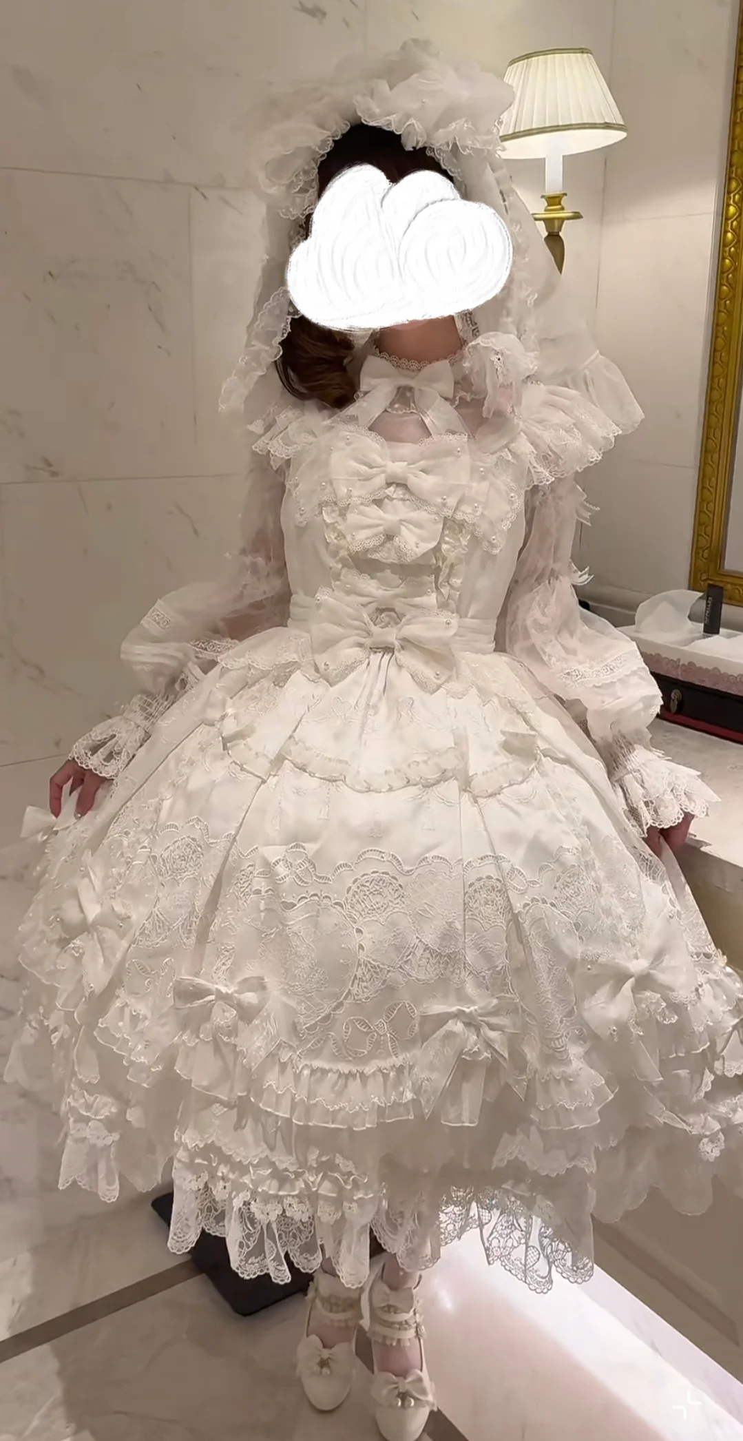 花匣新品 蕾丝人形