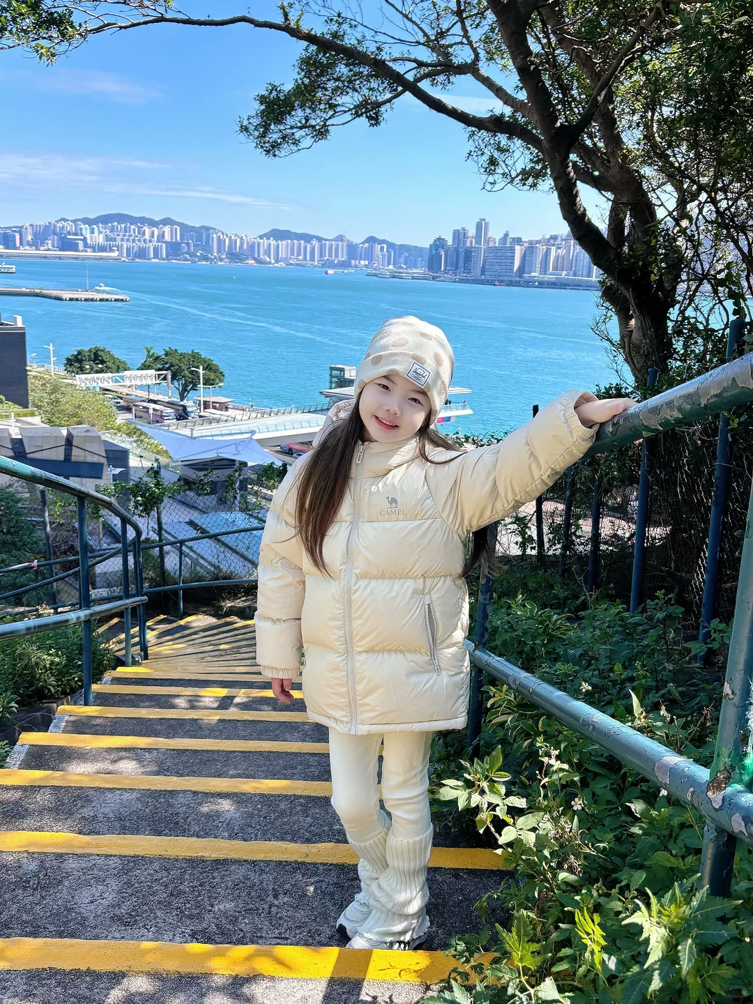 🇭🇰香港海边花园的氛围感穿搭，太好看了吧！