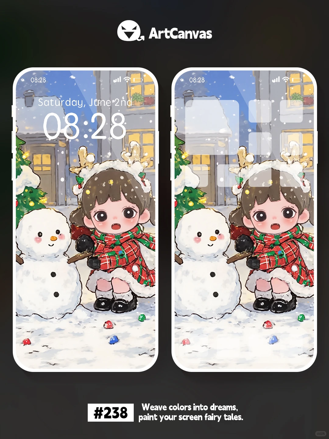 壁纸238｜圣诞🎄Zoraa⛄️