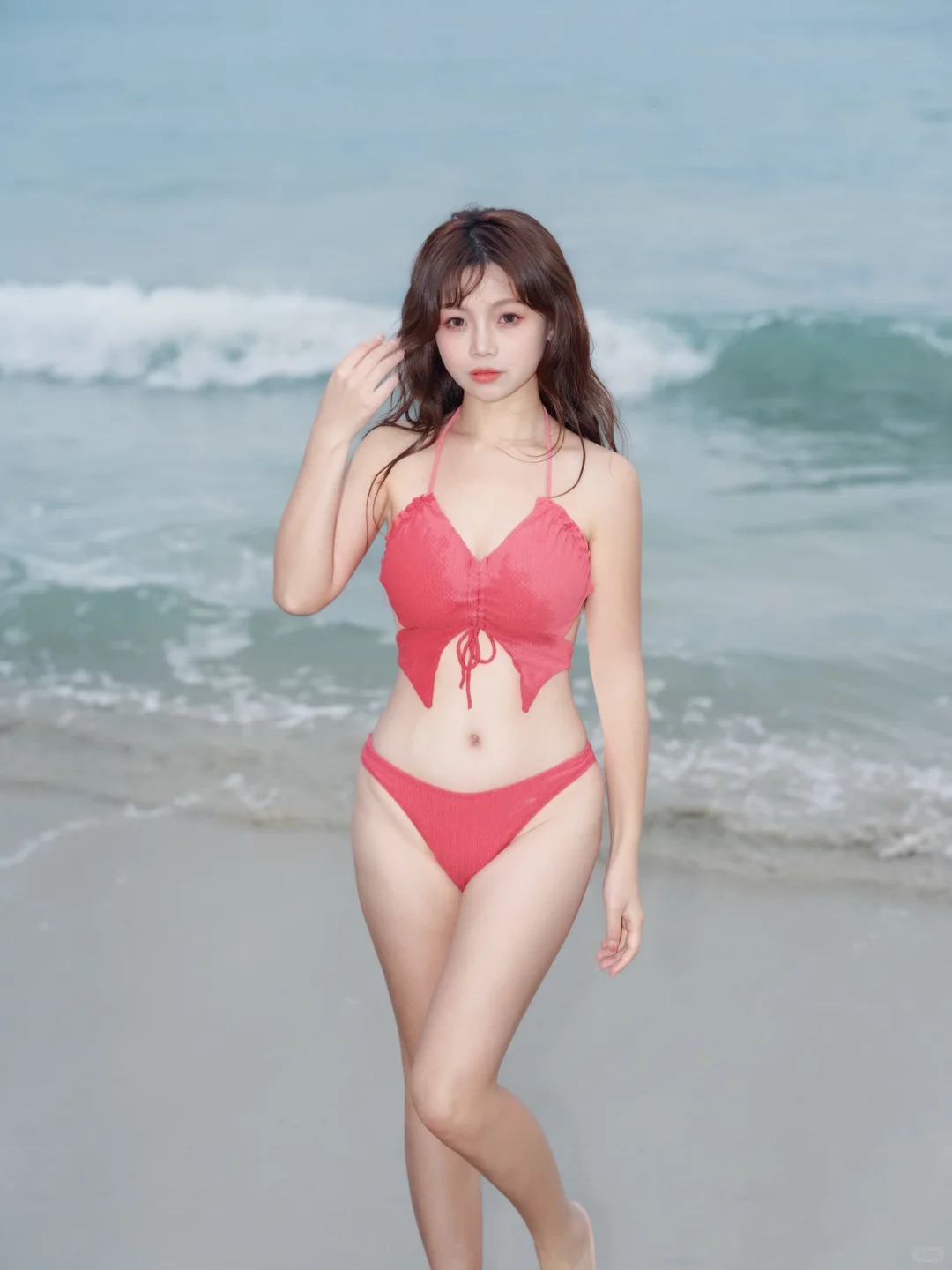 我的泳衣配色和海是绝配🌊