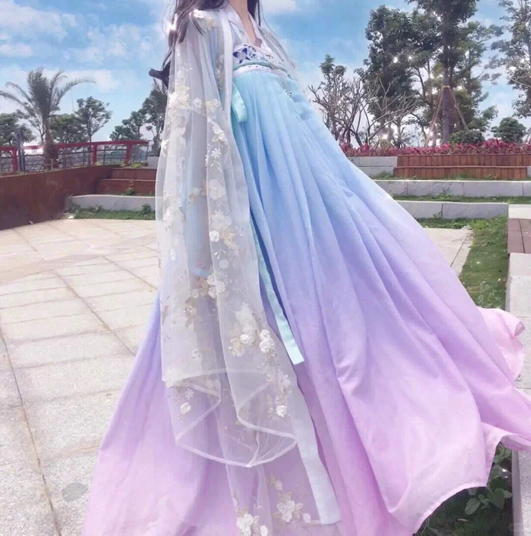 ins风真人古装汉服部位女头🏮🪭