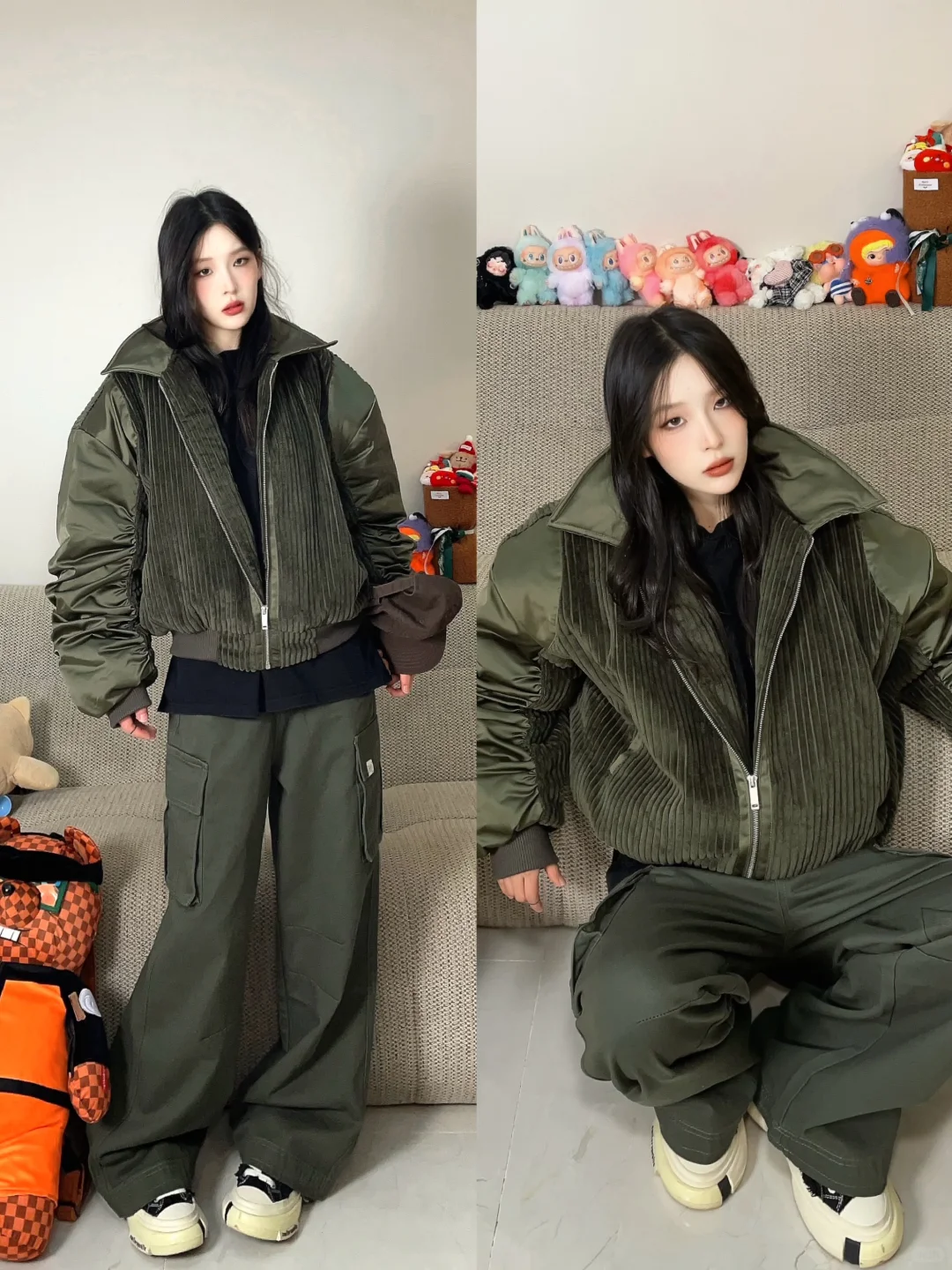 甜酷松弛感*冬天才是不费力穿搭的主场！！！