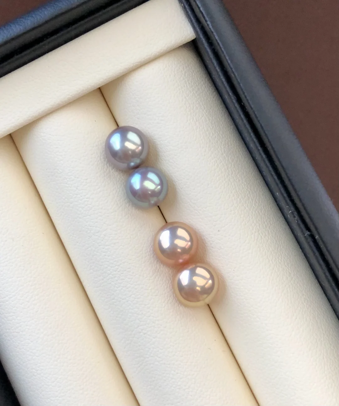 ❣️35y|打包两对天然珍珠无核素钉