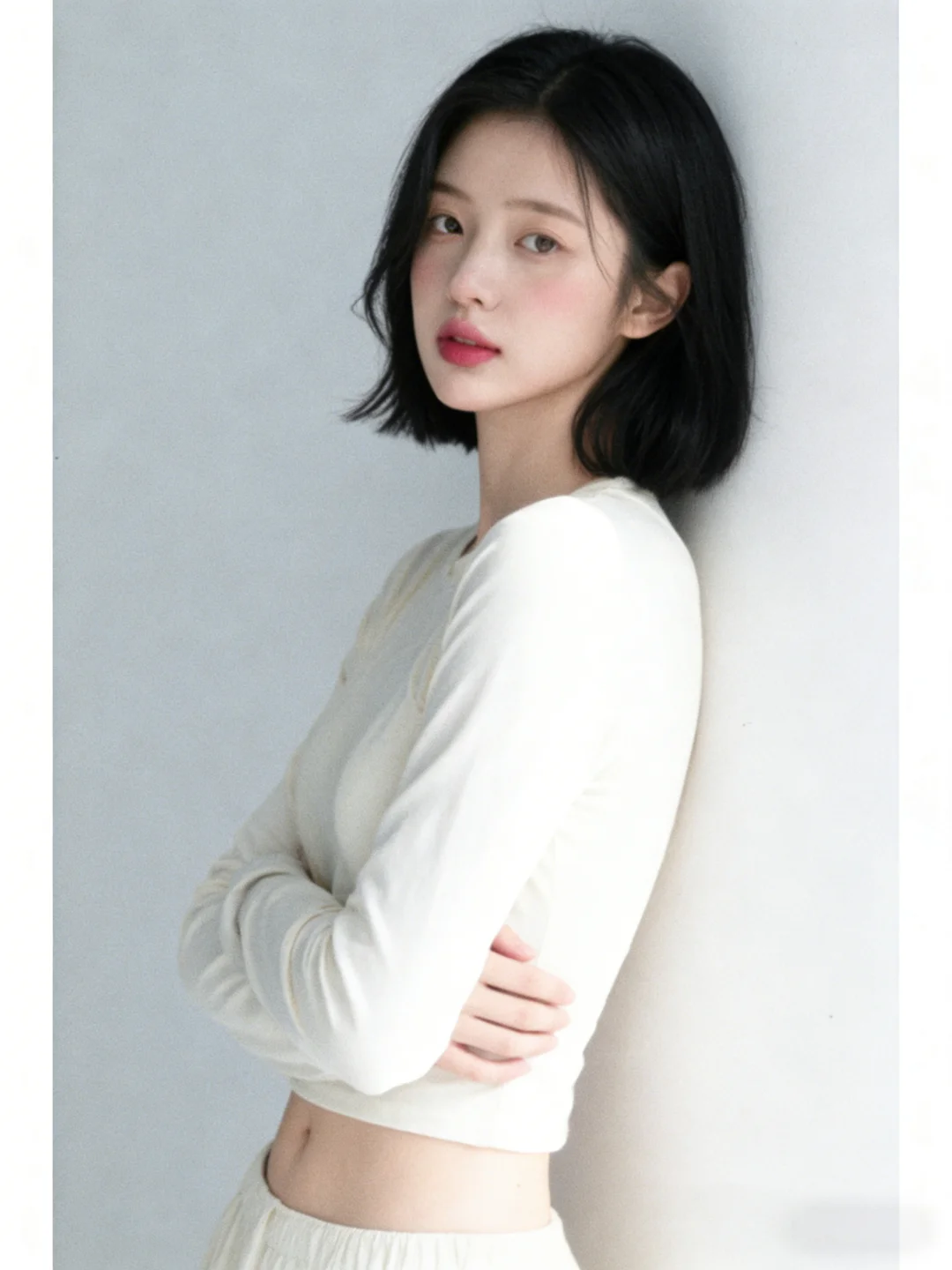 郑州韩系写真｜用极简白演绎克制的性感🤍