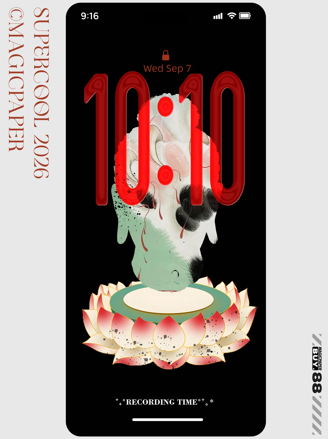 好喜欢这种艺术感壁纸！ios26!