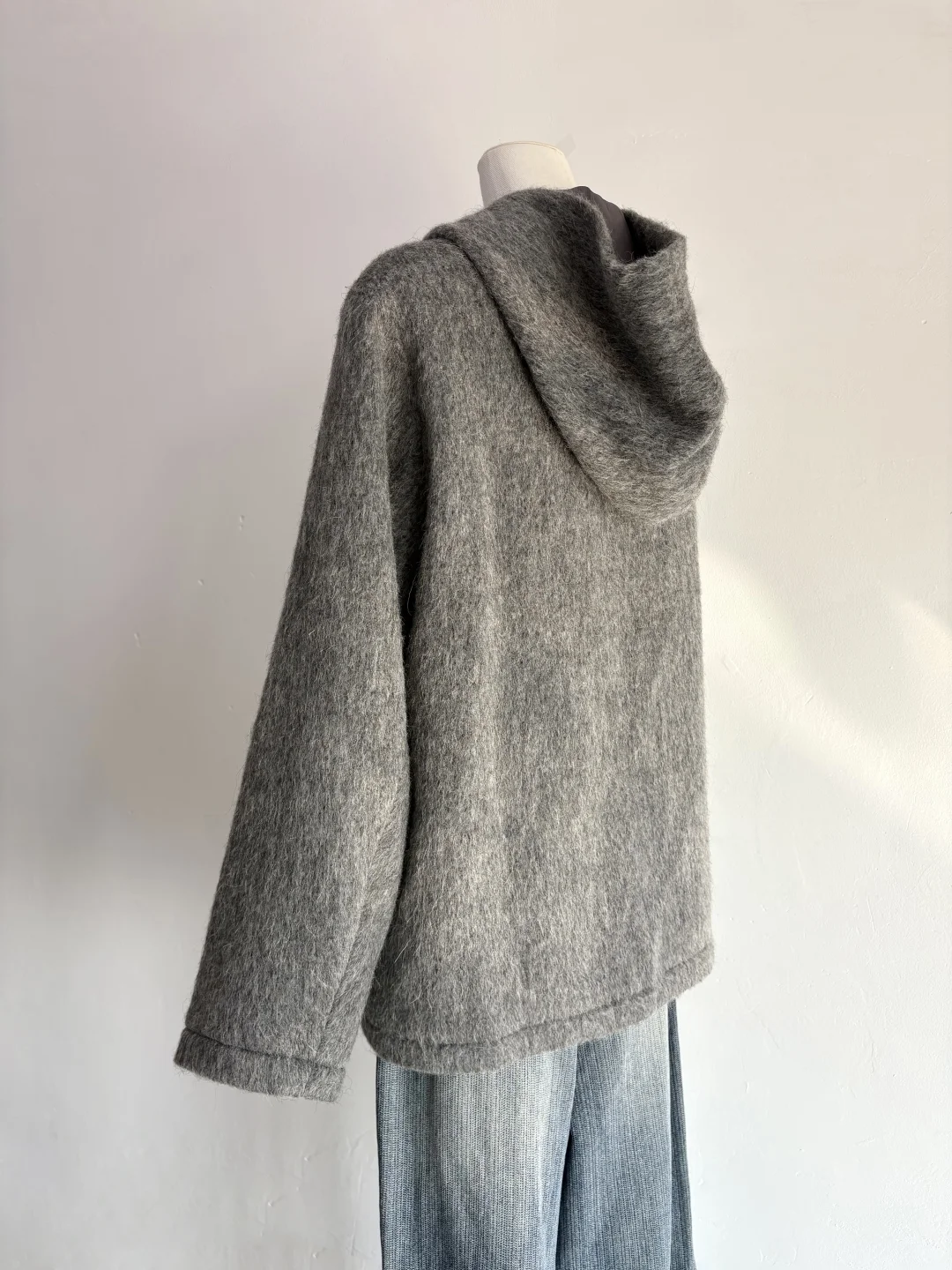 捡漏！门店在售，小众设计复古休闲皮草外套女