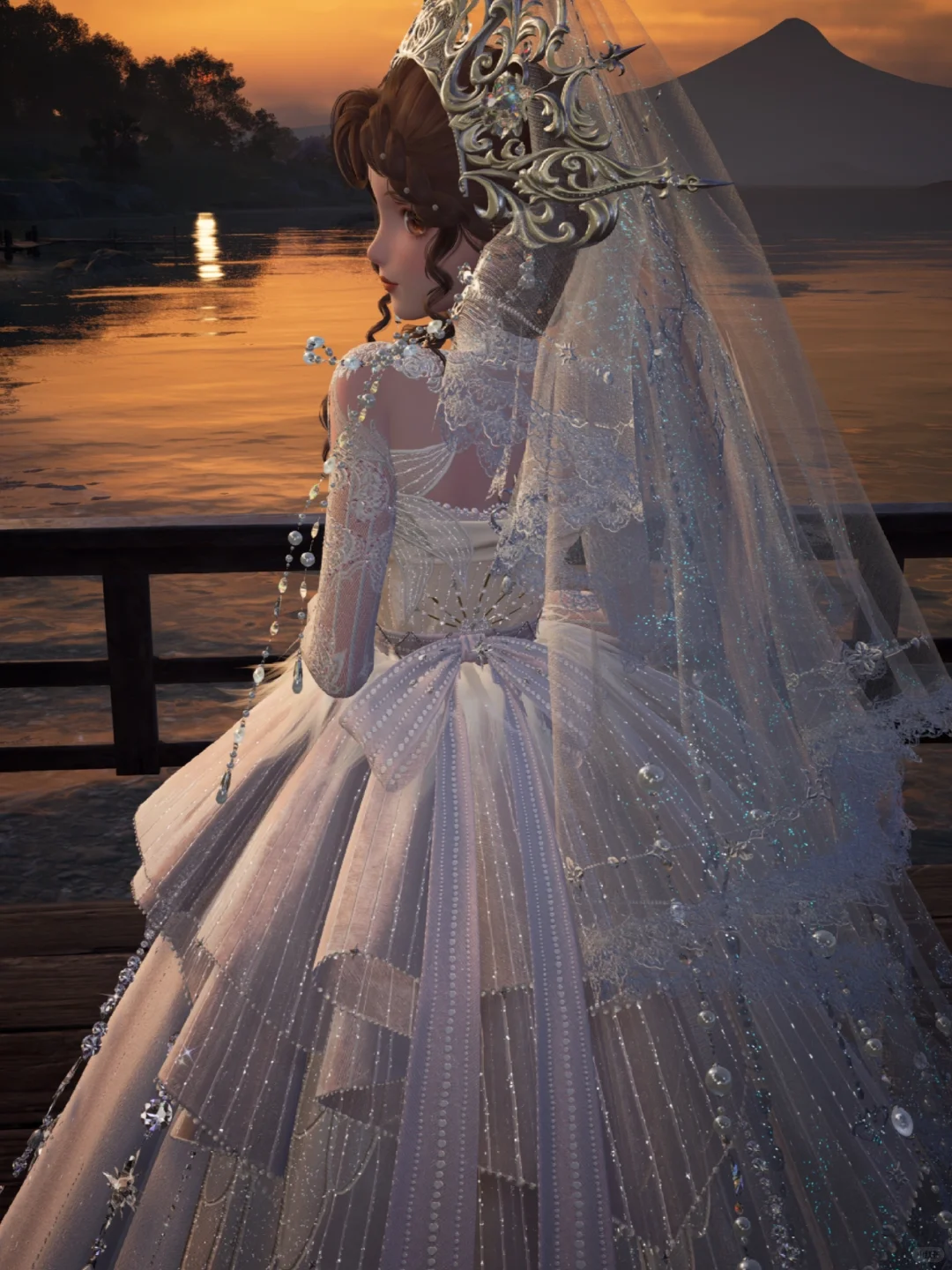 亲爱的狗叠，以后能否设计一套蕾丝婚纱