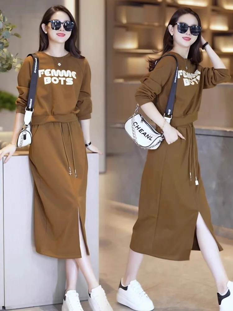 卫衣裙女2024新款时尚休闲运动宽松版🔥