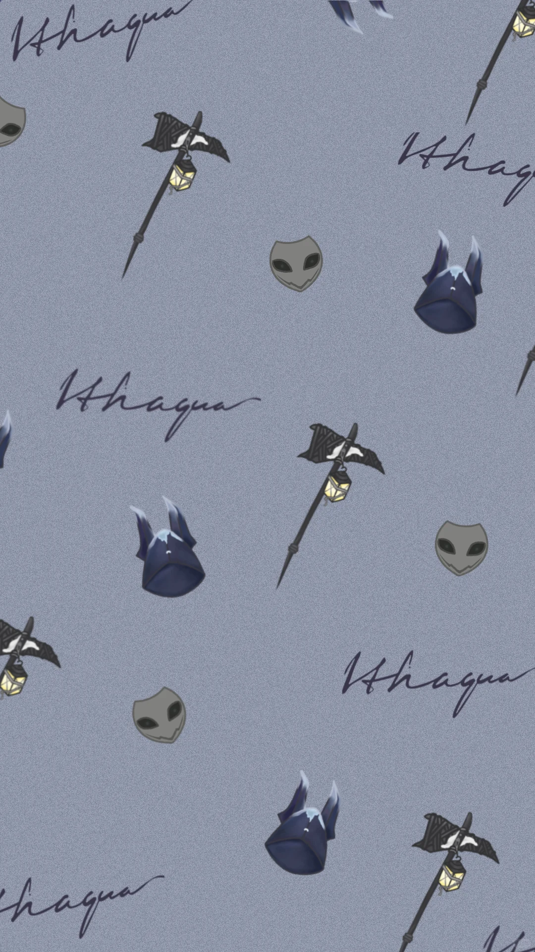 搓了伊塔属性壁纸（含横竖版透明底手绘素材）