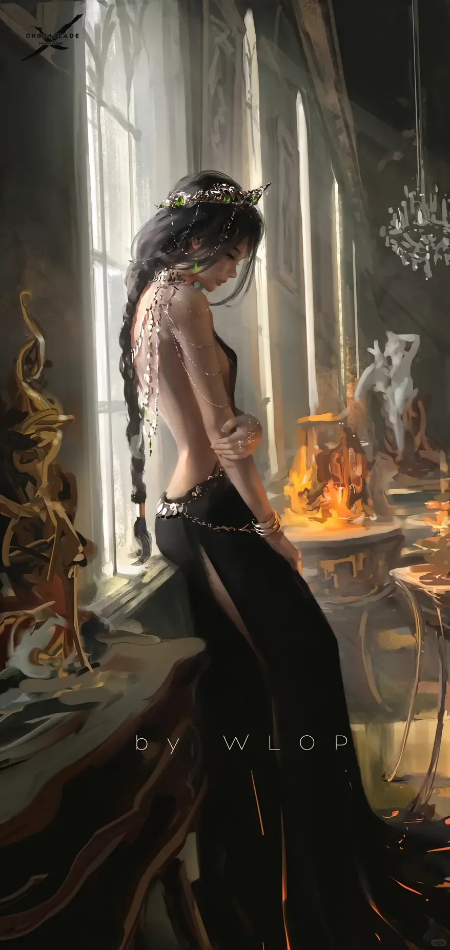 鬼刀壁纸#冰公主#