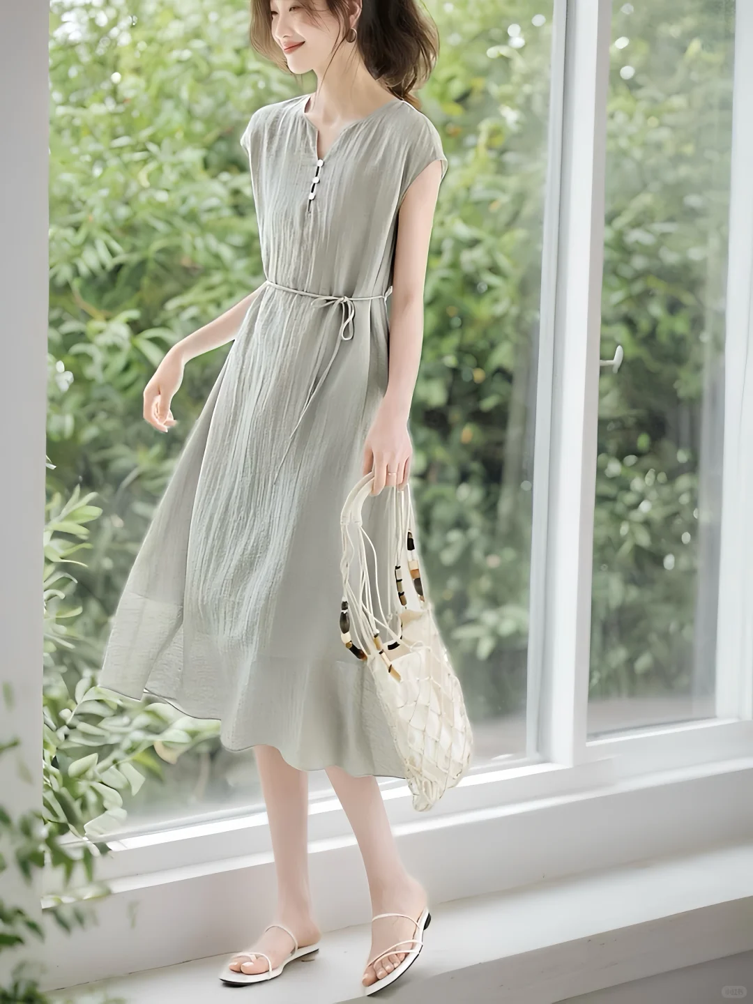 谁能拒绝温柔姐姐风裙子呢！哥弟连衣裙好美