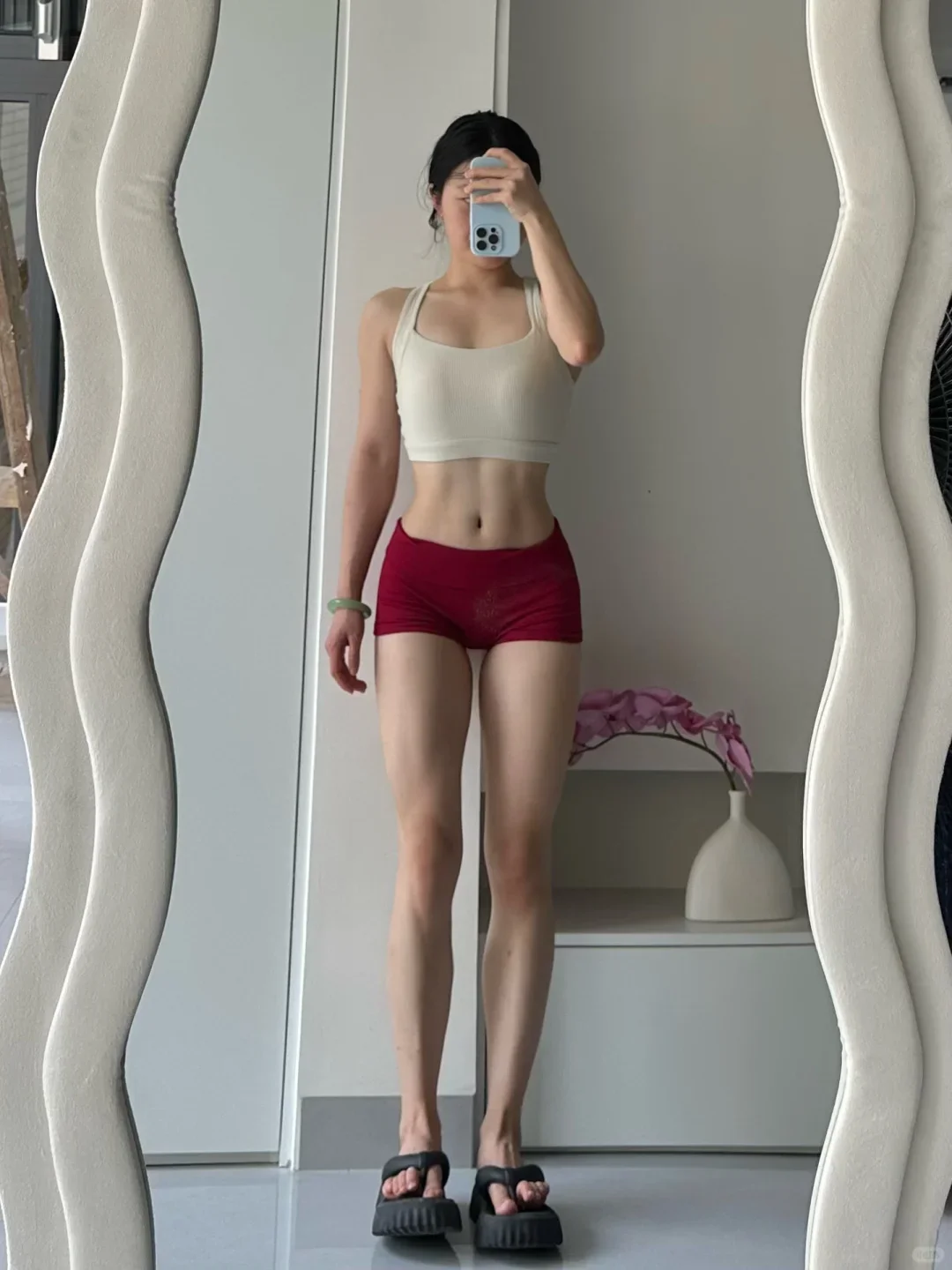 155 50kg｜一周六练+提代谢，live图身材绝了