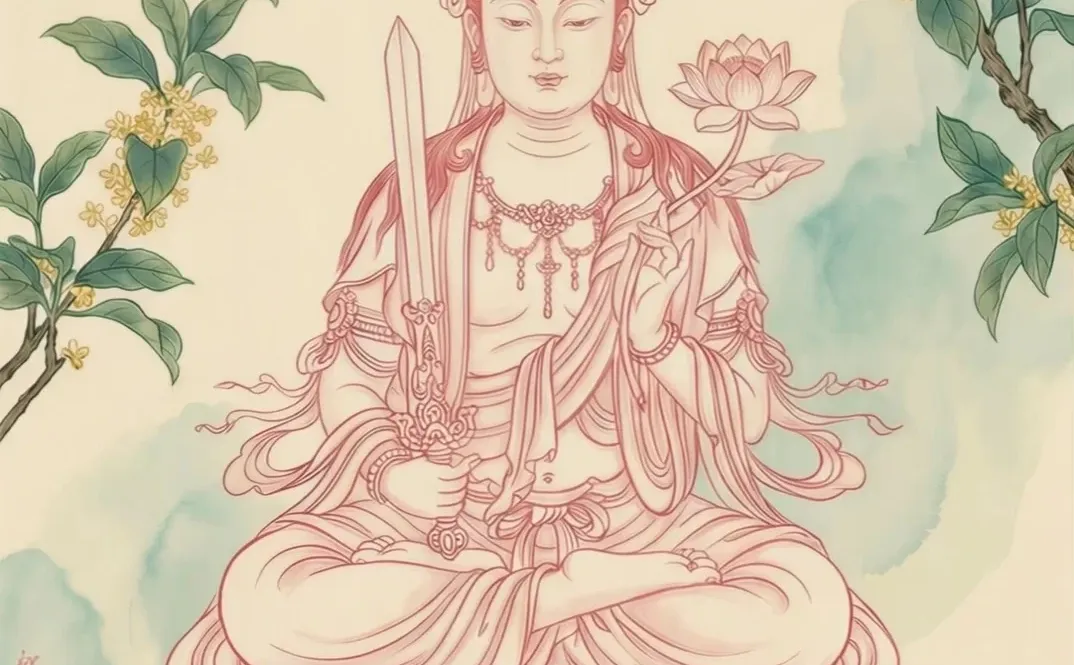 恭迎文殊菩萨出家日 | 左滑领动态壁纸啦！