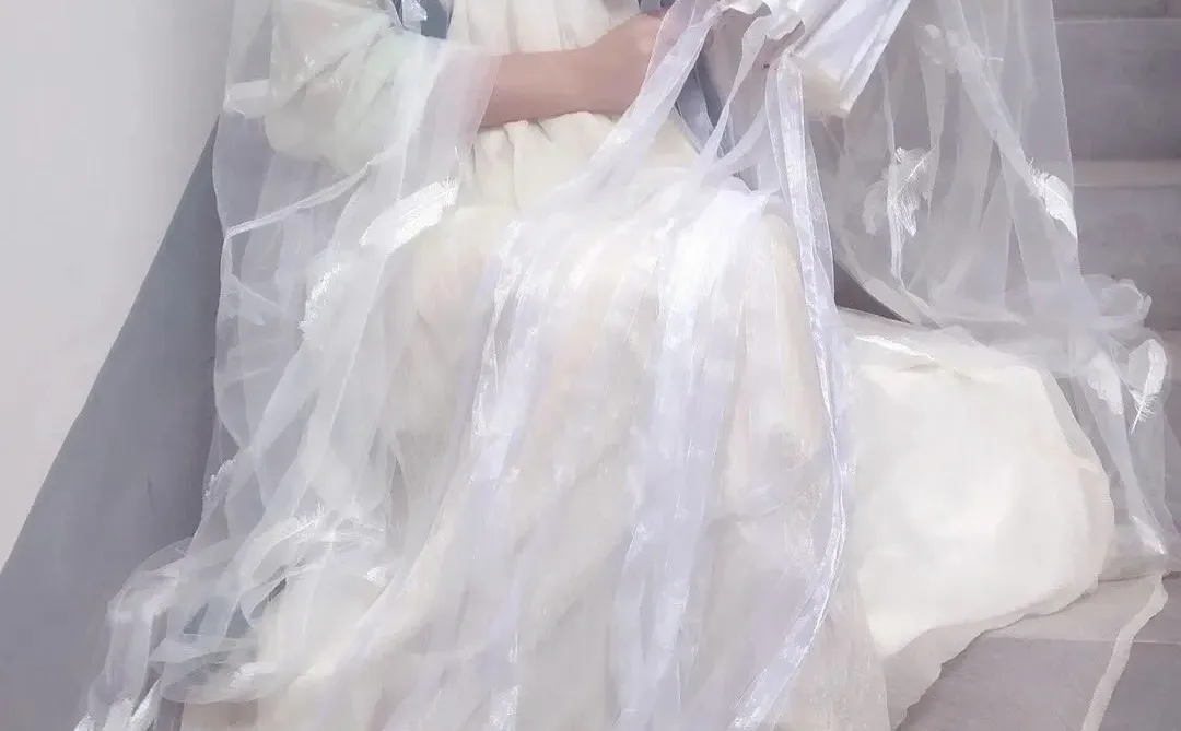 ins风真人古装汉服部位女头🏮🪭