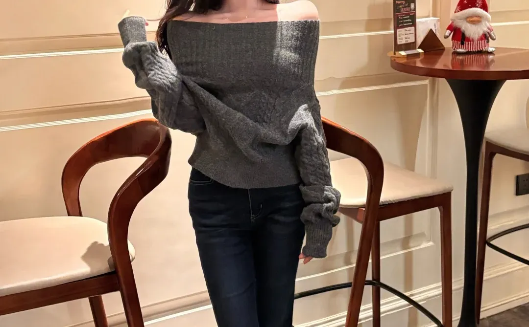 一字肩怎么穿出成熟大女人