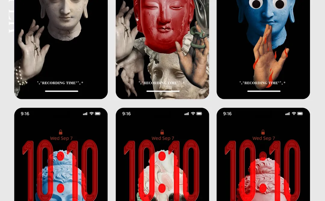 好喜欢这种艺术感壁纸！ios26!