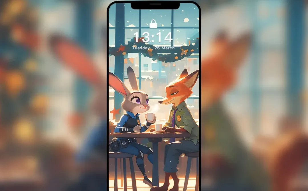 每日壁纸429丨疯狂动物城·尼克朱迪（2套）