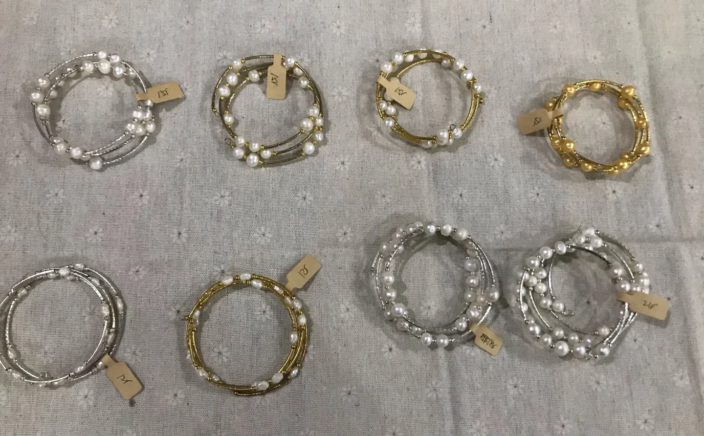 天然珍珠多圈手环