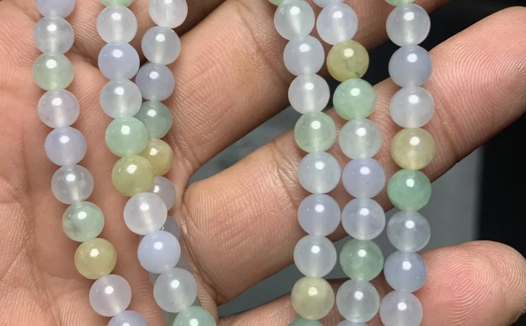 天然缅甸翡翠项链