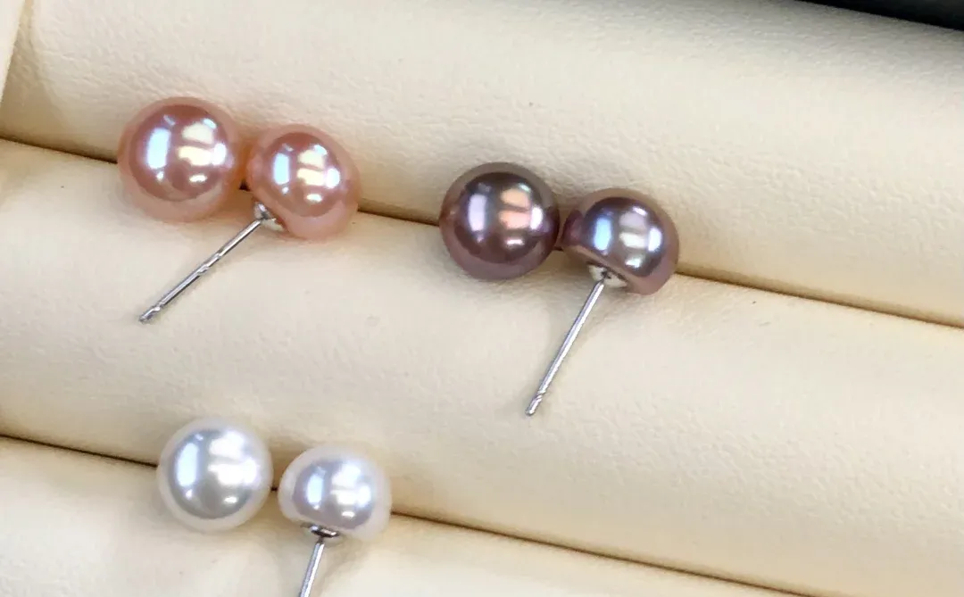 ❣️48y|打包三对天然珍珠耳钉