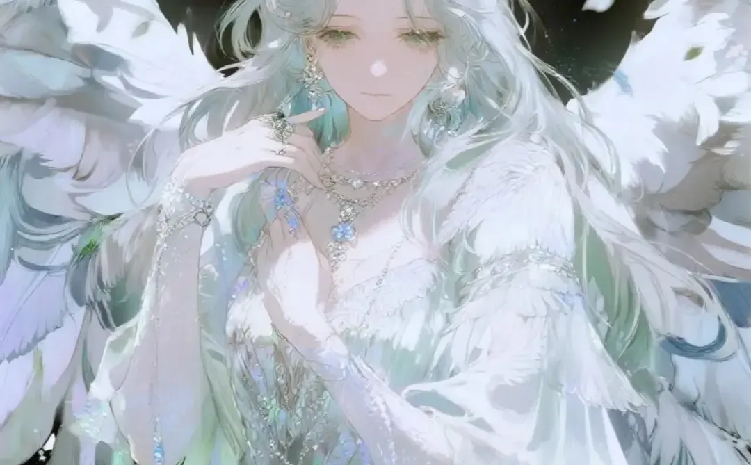 银翼誓言‖唯美翅膀天使女孩二次元壁纸