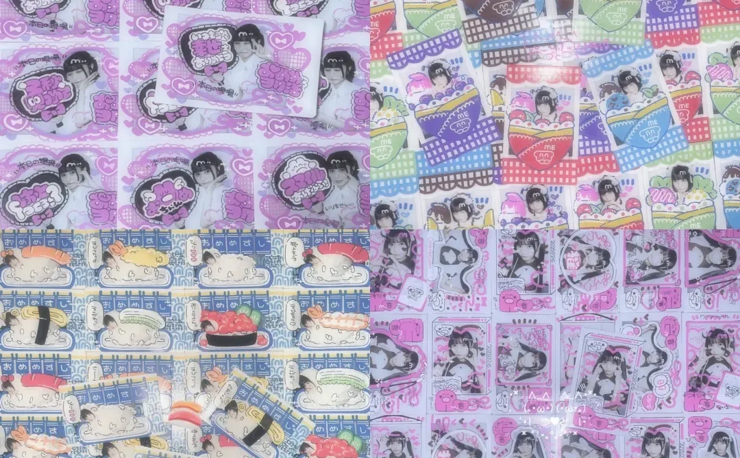 在日推上爆火的手绘cheki 天使与恶魔