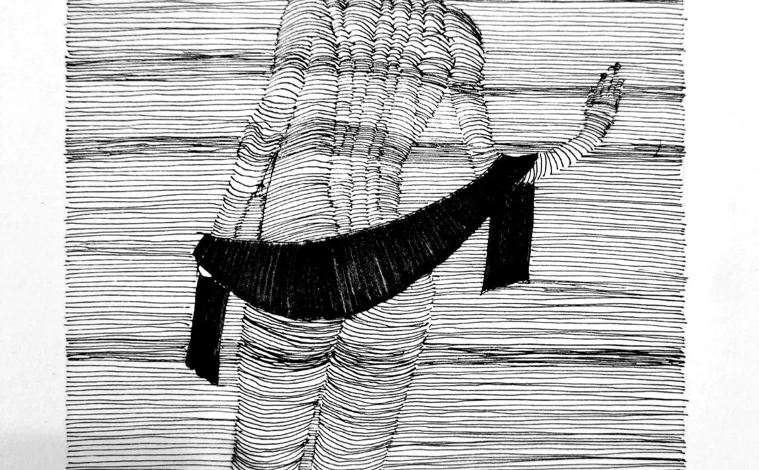 控笔练习/创意线条女/Day27