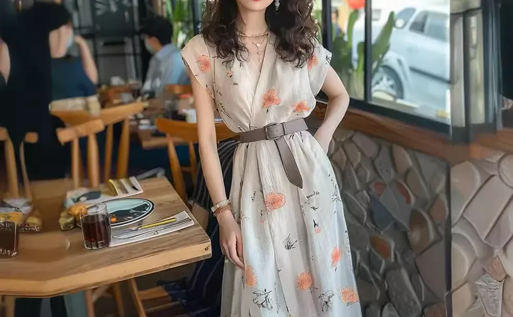 夏日必备！温柔风碎花裙，美哭！