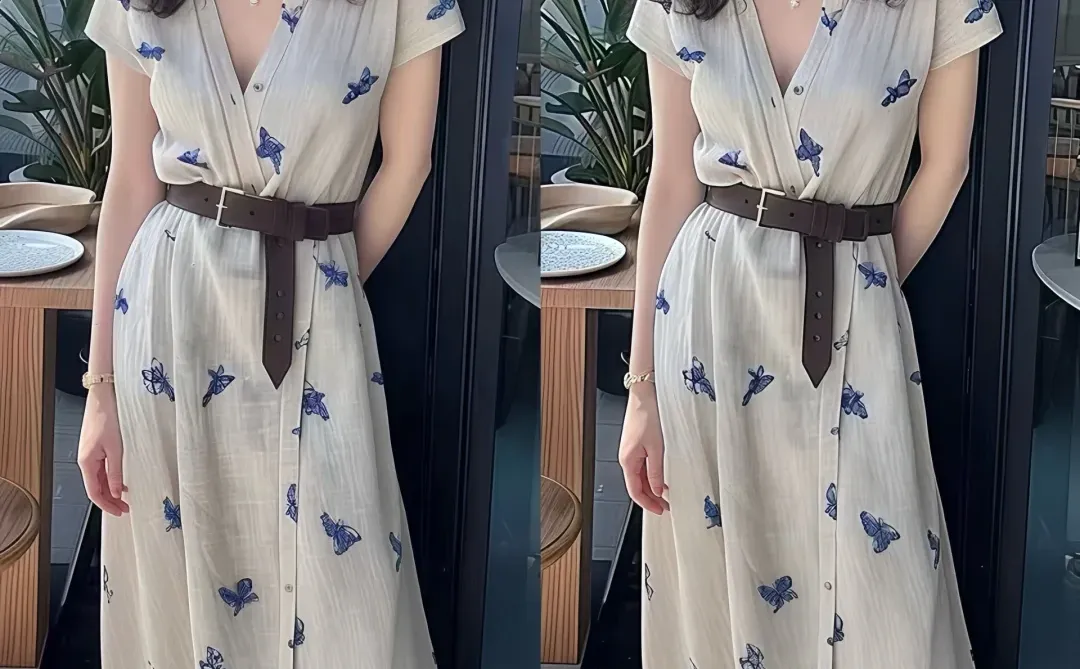 哥弟这件小裙子我可以从早春穿到盛夏！