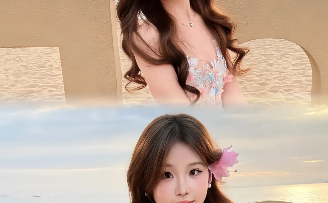 鱼尾裙和海边适配度好高！