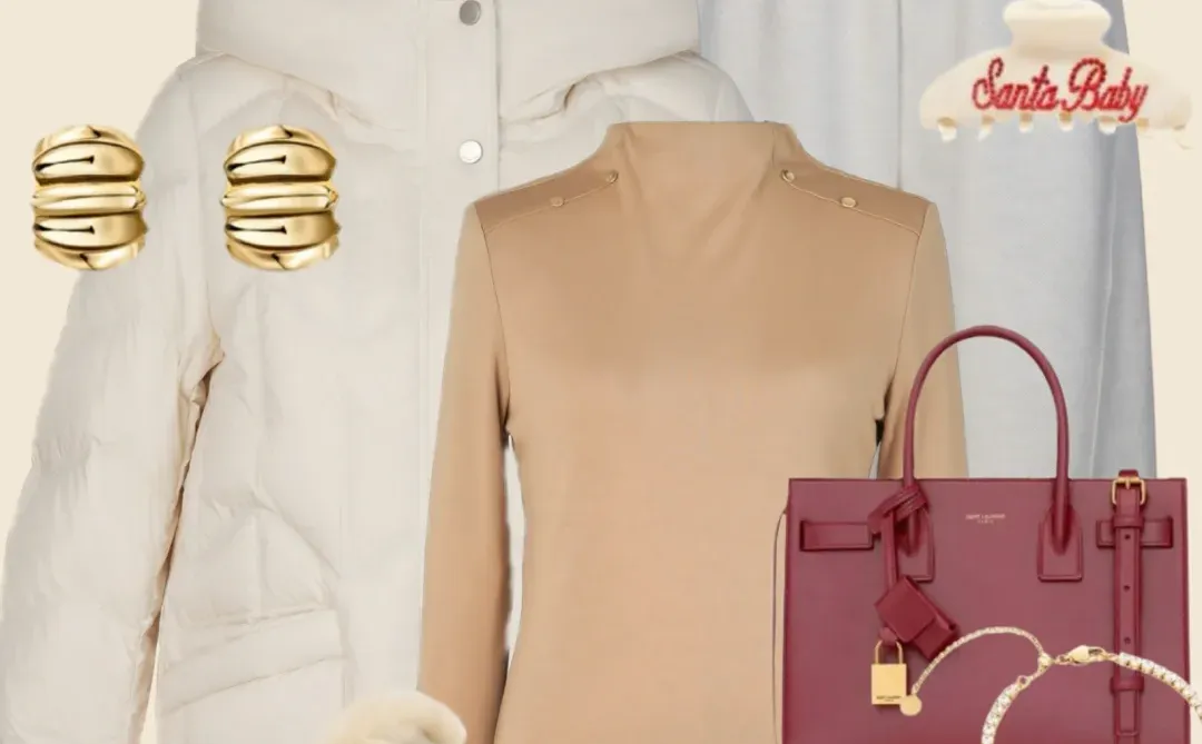 秋冬棕白松弛风|4⃣套显贵通勤熟女质感穿搭