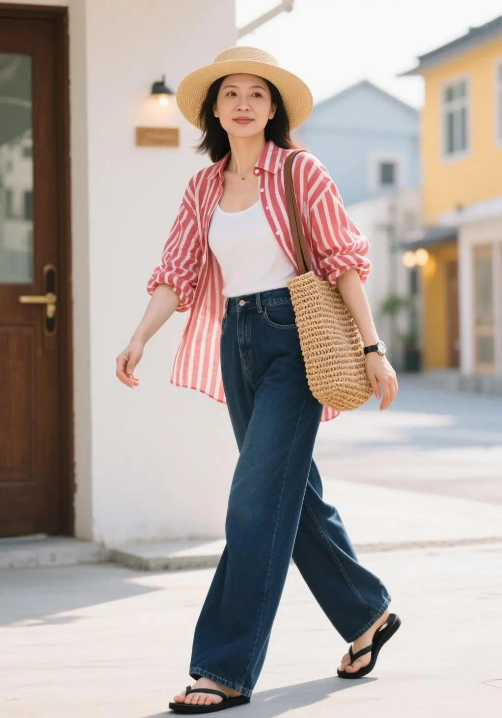 夏季最舒服的配色！40+女性职场穿搭灵感