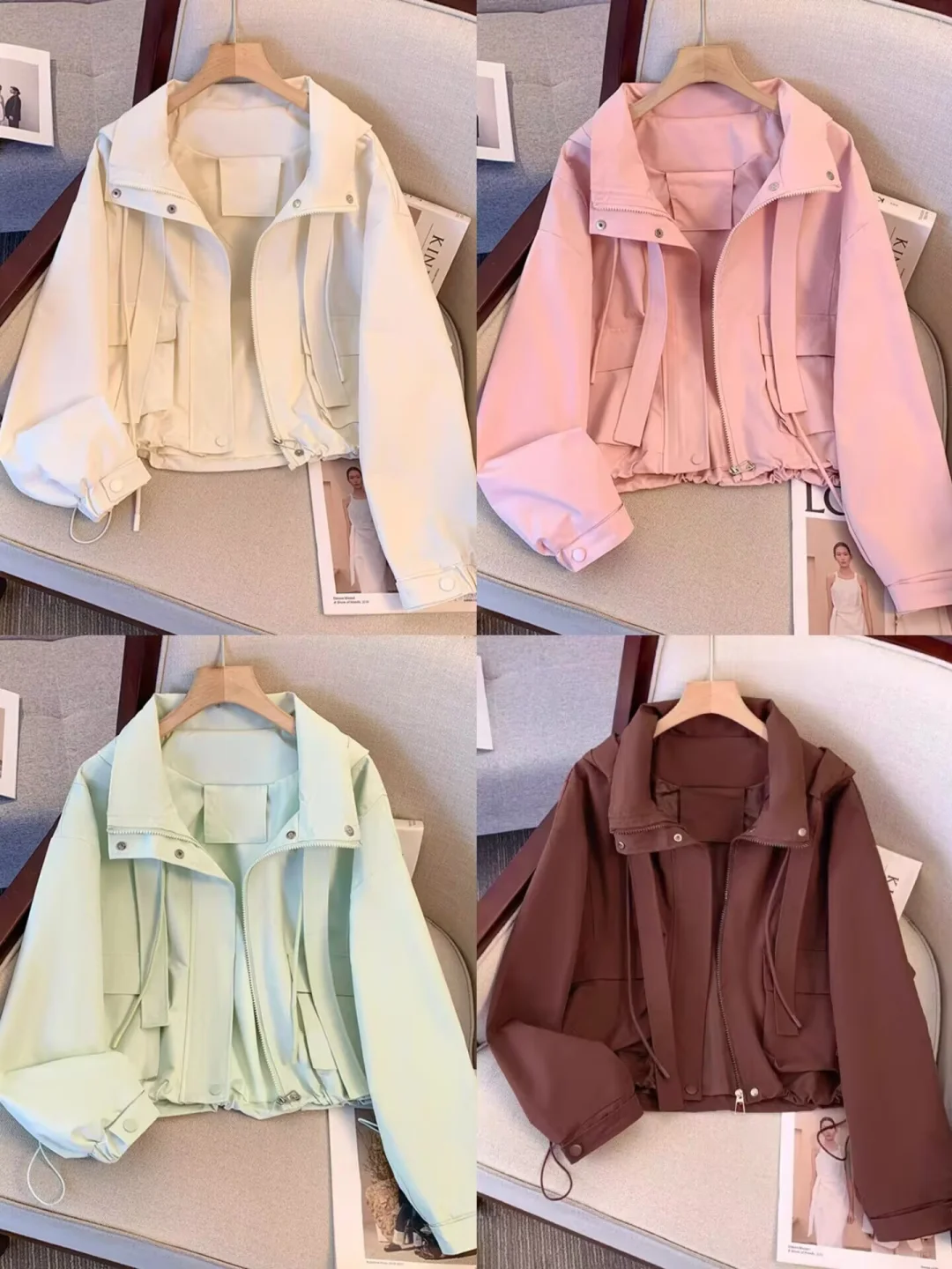 巨显白的气质外套穿搭！均39💰一套手慢⑤