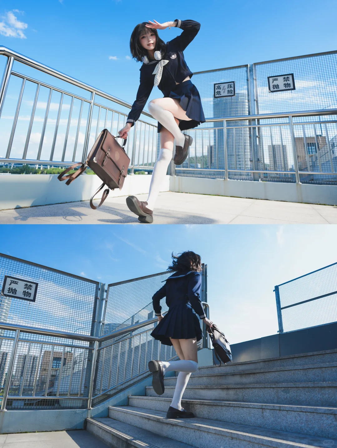 小偿模特蹲蹲摄影老师