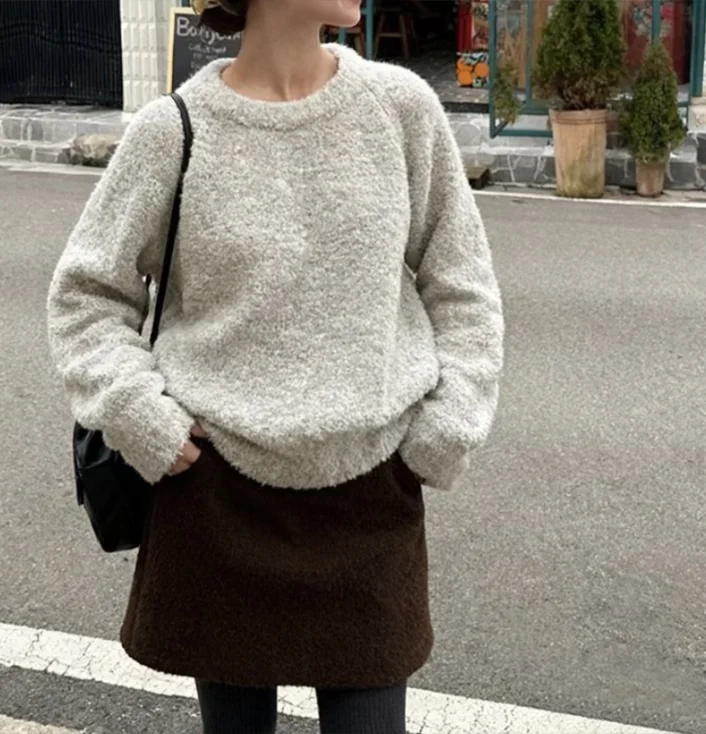 韩女松弛感穿搭get！好喜欢～