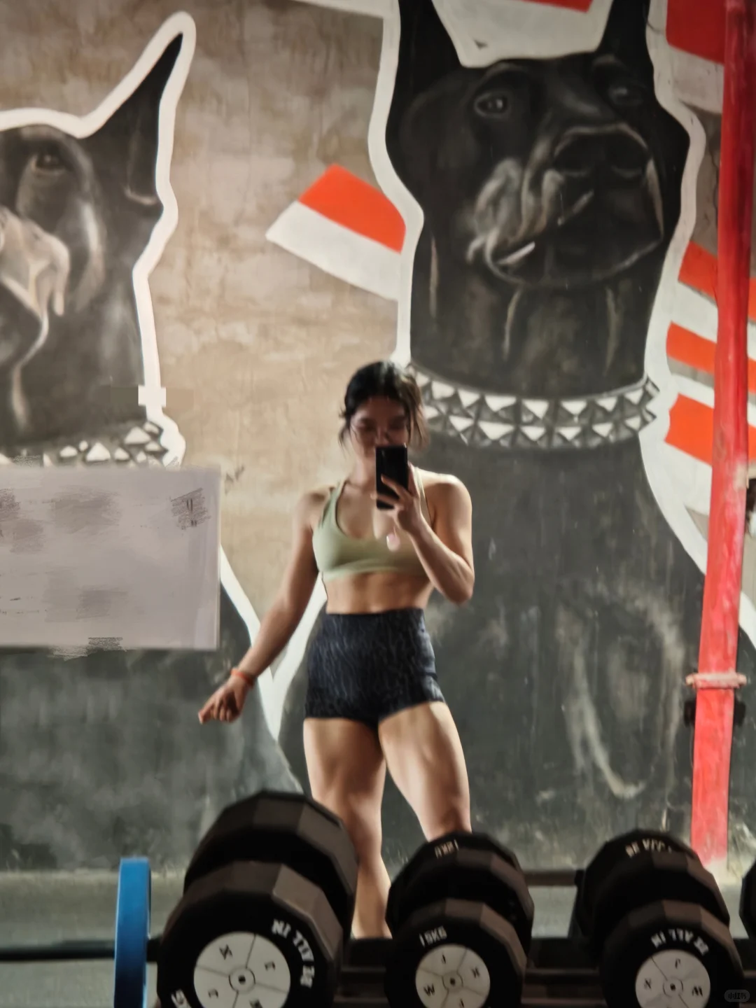 自然健身的真实身材