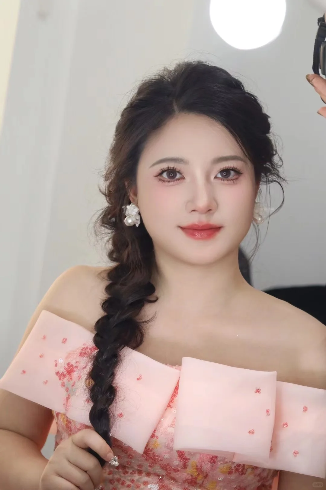 方圆脸试妆花絮