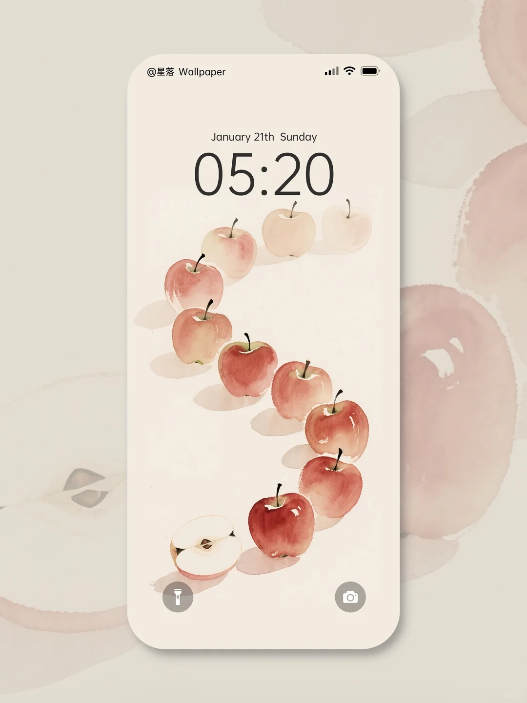 🍎 苹果壁纸｜排排队吃果果