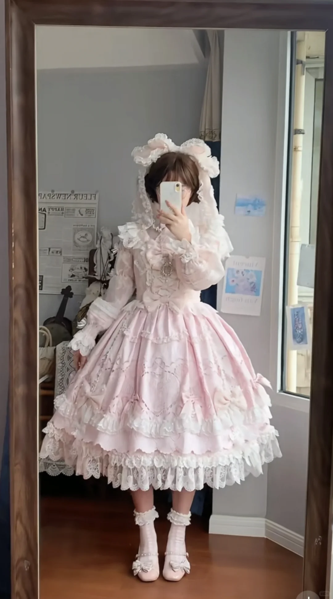 花匣新品 蕾丝人形