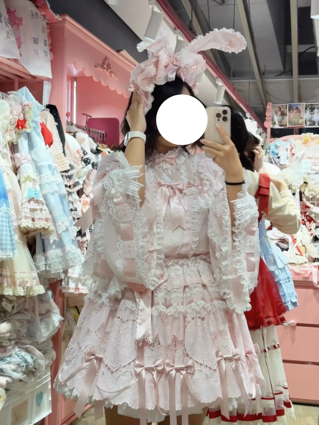 蕾丝人型大码三型试穿repo