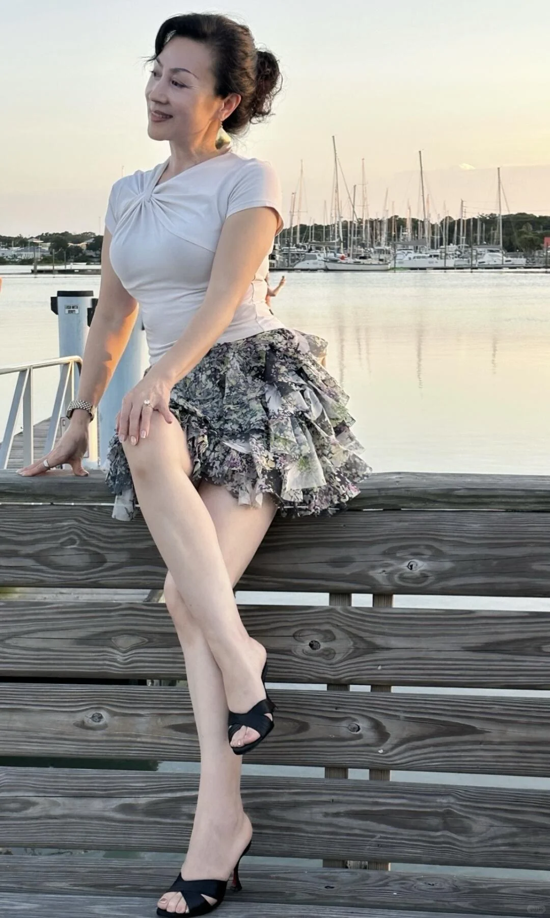 54岁无美颜无滤镜，状态可还好