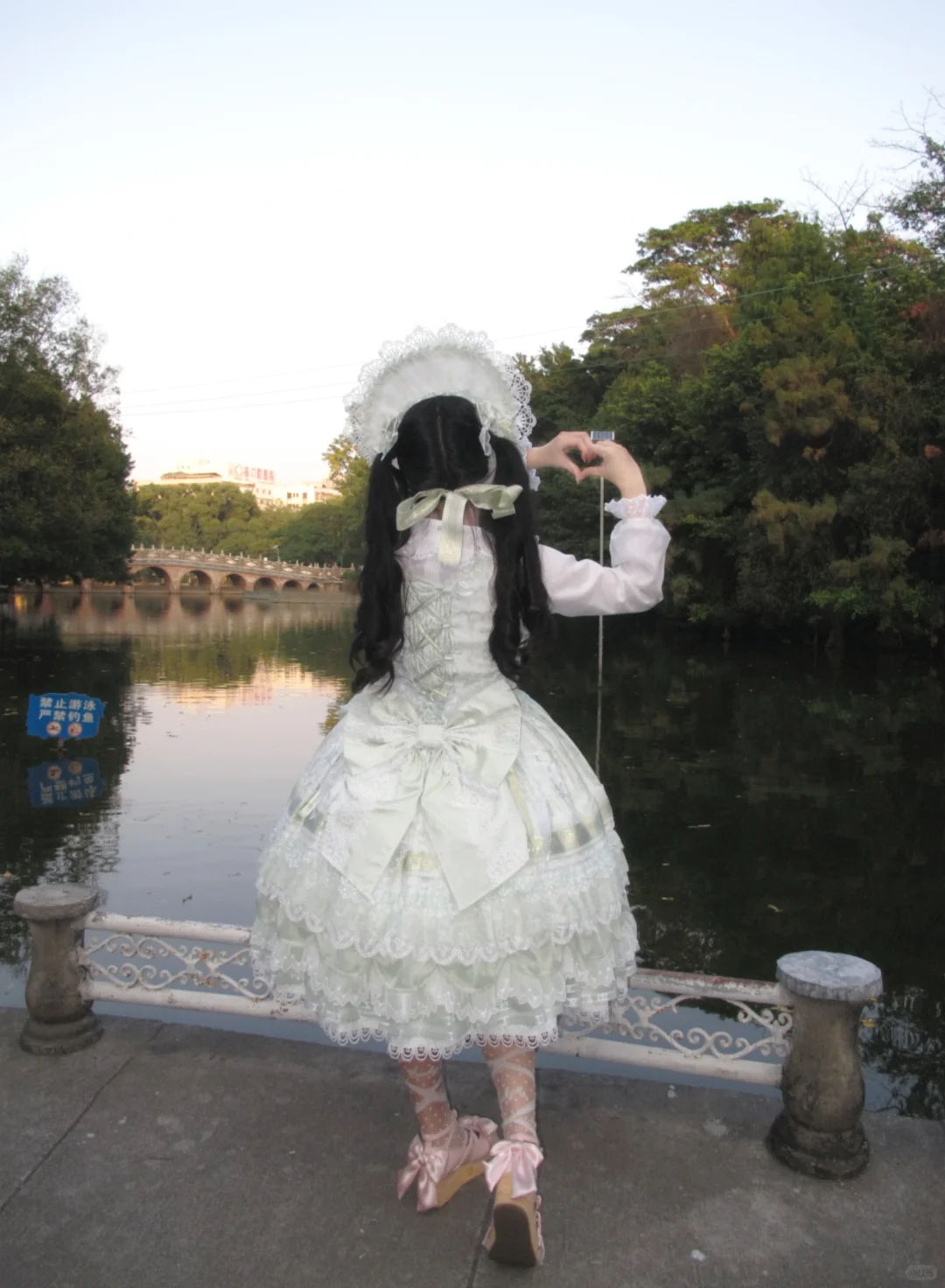 圣诞g若草，在湖边拍的，好美