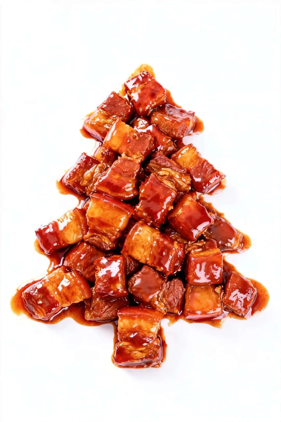 白底小众头像｜圣诞树也能让你大口吃肉