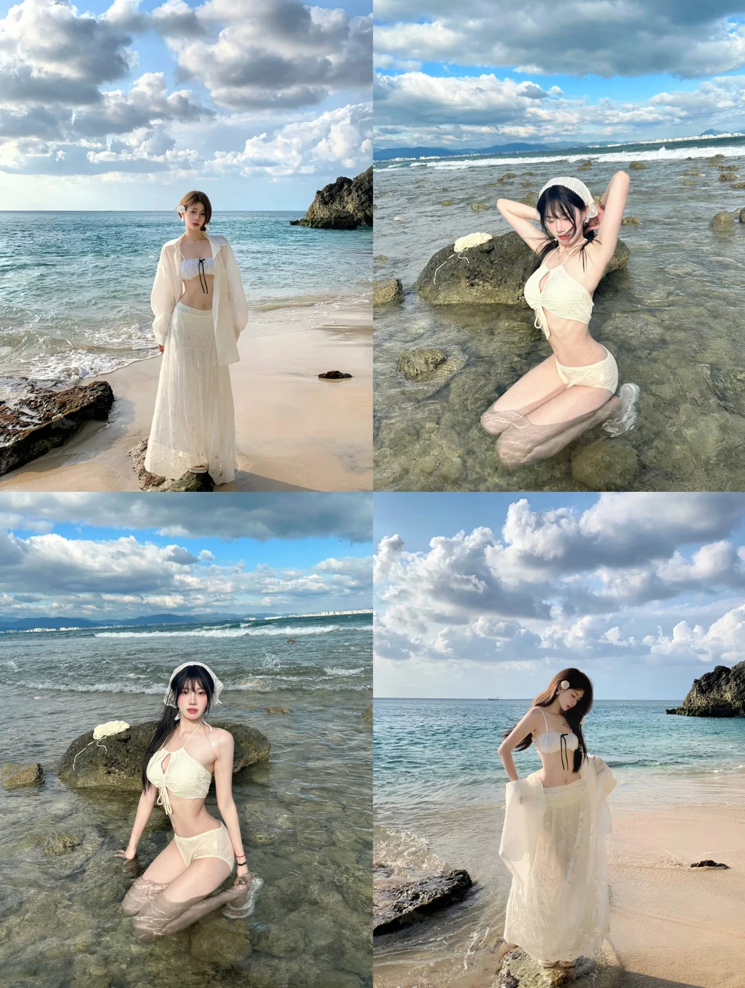 三亚约拍📸海边拍摄姿势get🤏🤏