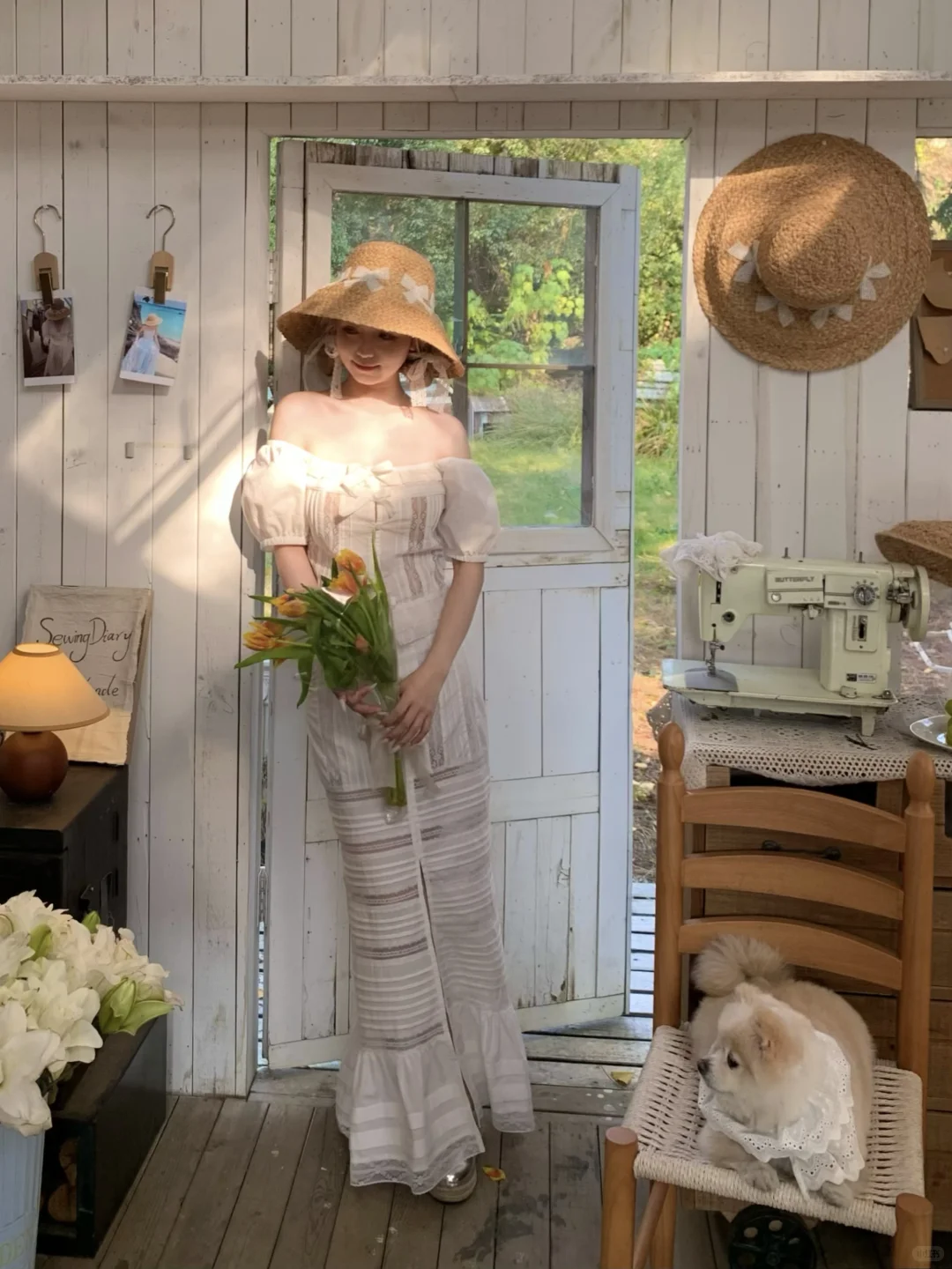 海边度假穿搭｜复古美人鱼套装